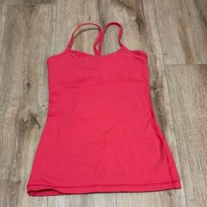Lululemon Athletica Pink Fitted Sleeveless Camisole